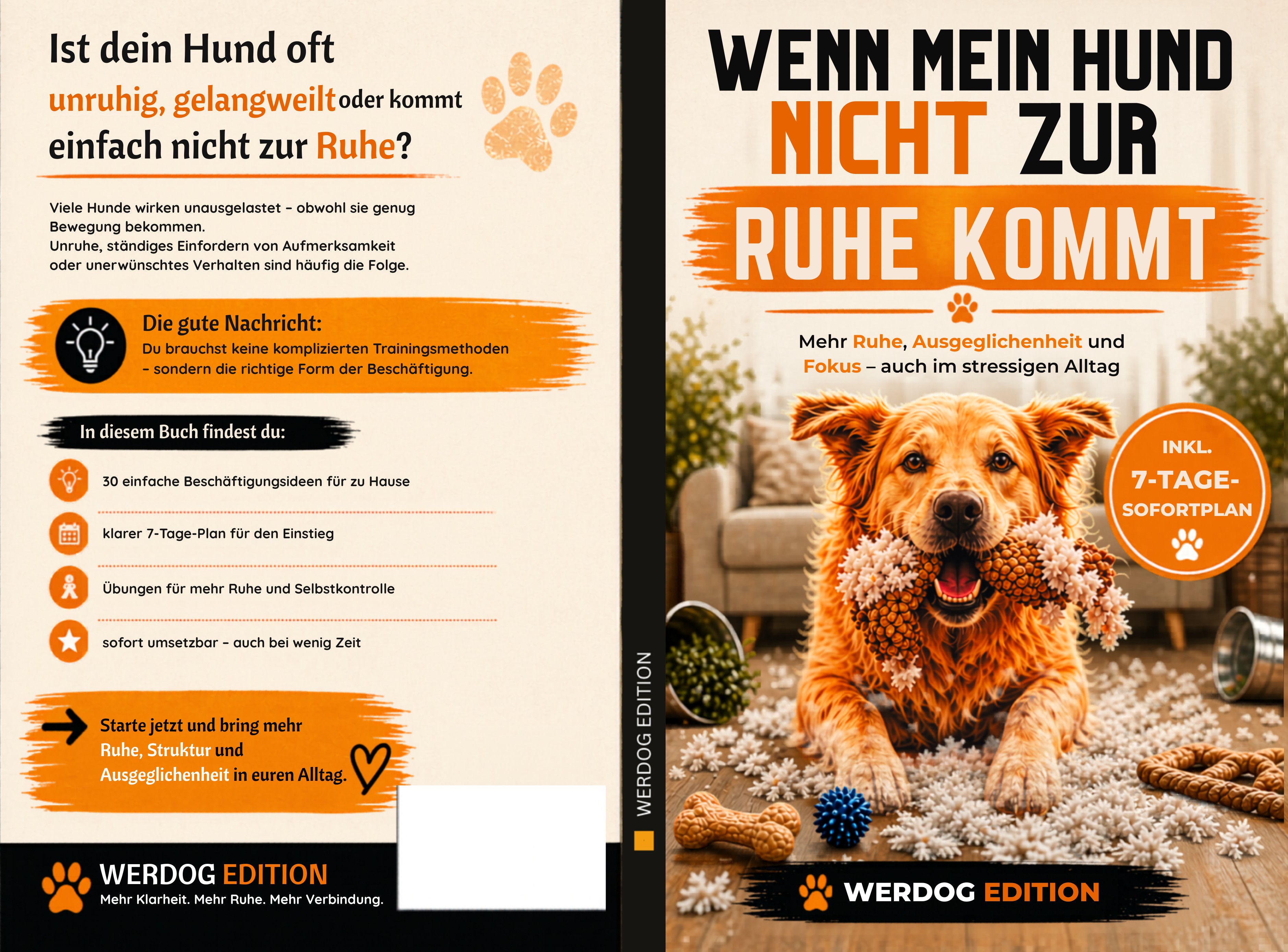 Buchcover Wenn mein Hund nicht zur Ruhe kommt